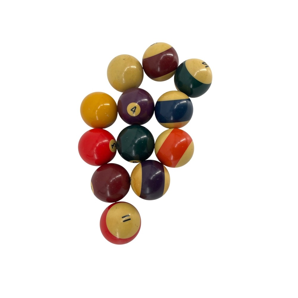 Aramith Vintage Premier Belgian‎ Billiard Pool Balls 12pc NOT COMPLETE